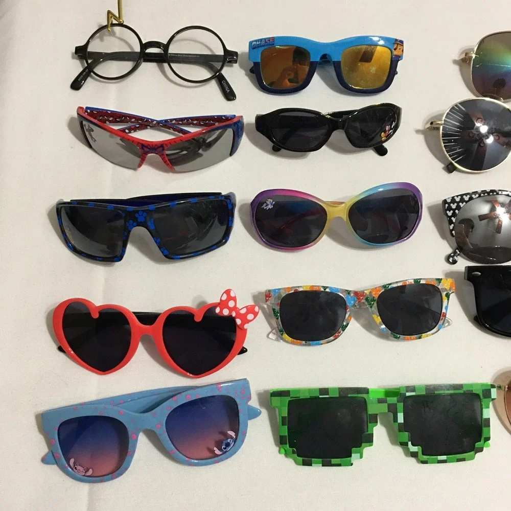 Lot of 20 Sunglasses Kids Adult Unisex Multicolor Disney Marvel Harry Potter